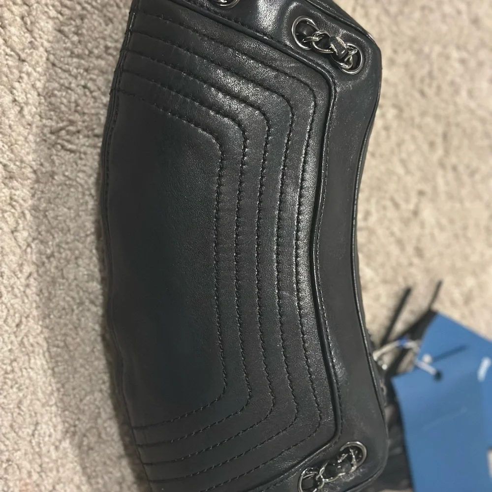 Chanel Lambskin Lax Small Tassel Shoulder Bag Black - Picture 8 of 15